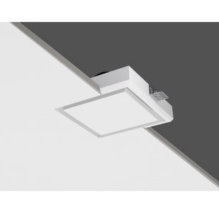 Диффузор под покраску скрытого монтажа SECRET SOFT FRAME 100/90 с приточно-вытяжным вентилятором