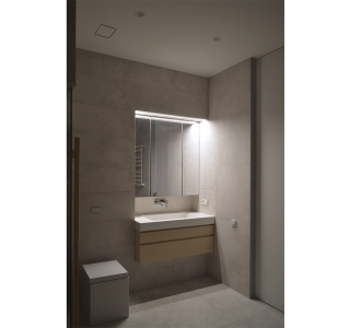 Диффузор под покраску скрытого монтажа SECRET SOFT FRAME D125мм